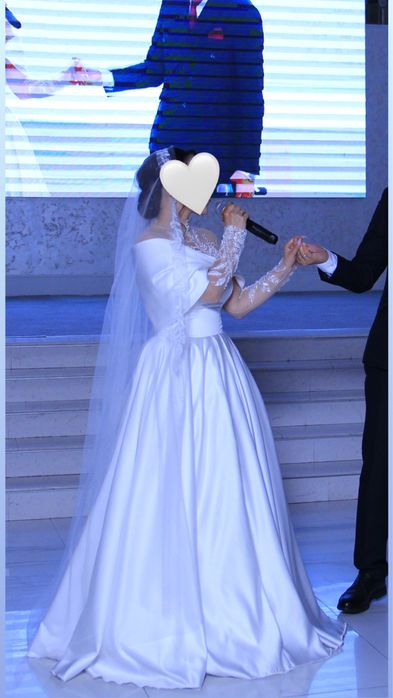 Свадебное платье в европейском стиле.