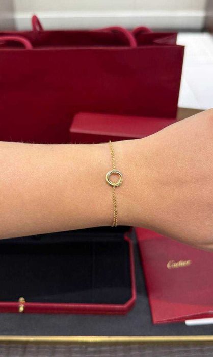 NEW Браслет Cartier Trinity на цепи