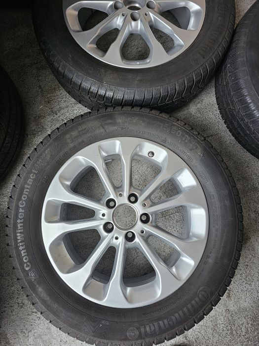 Jante originale Mercedes GLA r17 cu cauciucuri de iarna