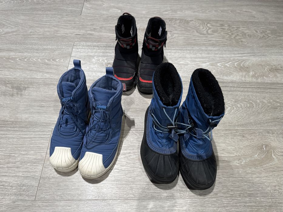 Ghete de iarna copii, marime 32, Adidas, Skechers/Helly Hansen