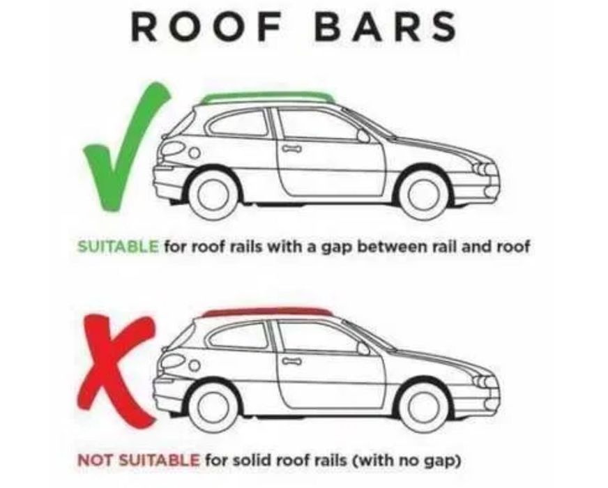 Напречни греди 135 см. Багажник за кола
