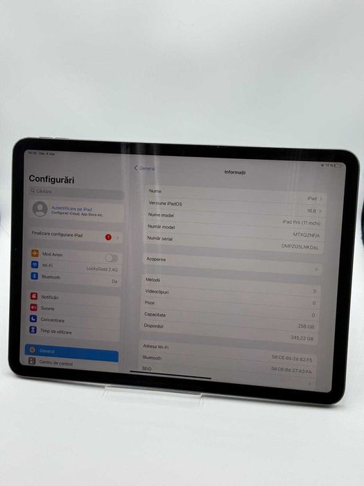 Ipad PRO 11 INCH GEN 1 / 256 GB WIFI / Factura /Garantie #53815