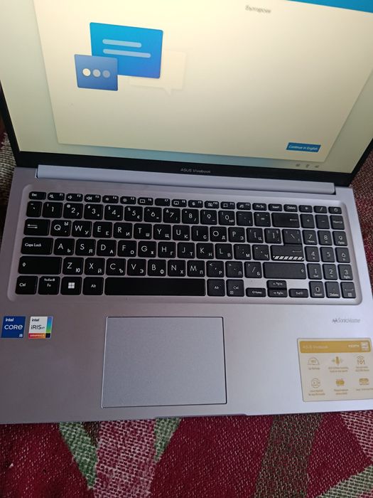 Лаптоп ASUS Vivobook 15 (Intel Core i5, Iris Xe) – Като НОВ!
