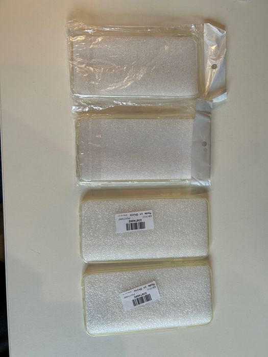 Прозрачен калъф (4бр) + стъклен протектор подарък за iPhone 6