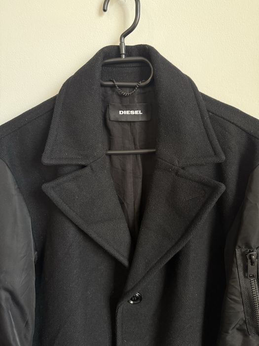 Мъжко вълнено палто Diesel Hybrid Bomber Jacket