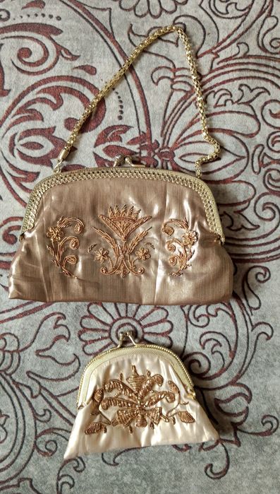 Винтаж 80х сумочка и кошелёк