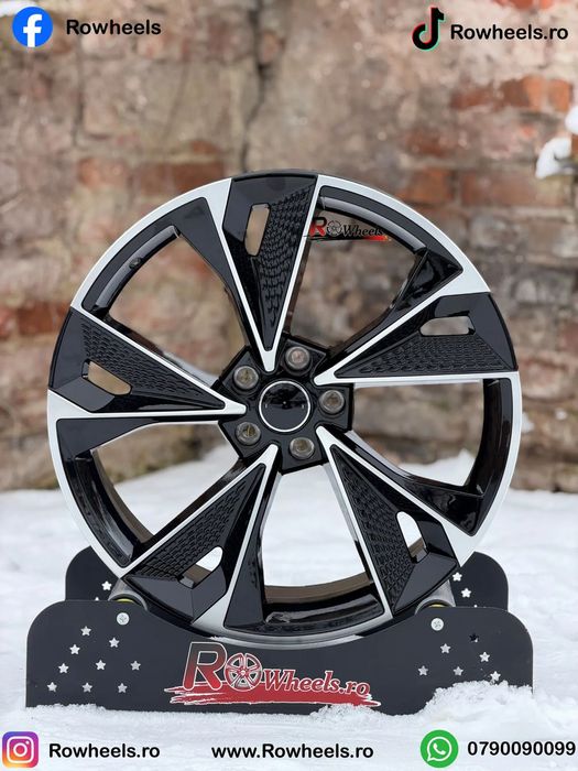 Jante AUDI 22 R22 A6 A7 A8 Q3 Q5 Q7 Q8 22 R22 Black Anvelope Vara/iarna Roti Audi 22 complete