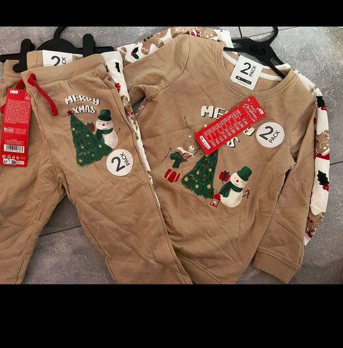 Детски коледни комплекти 98см