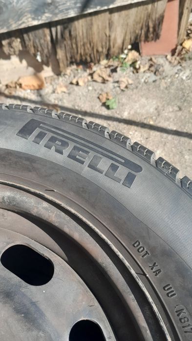 Anvelope iarna 195x65x15 și jante5x100 pt Vw,Seat,Skoda+capace Golf 4