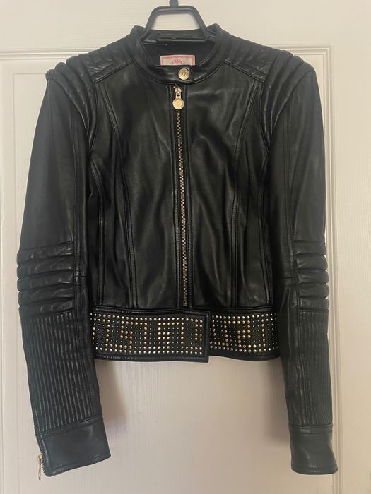 Кожено Яке H&M Versace 38 S