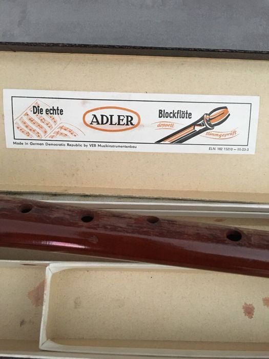 Блокфлейта ADLER от Германия