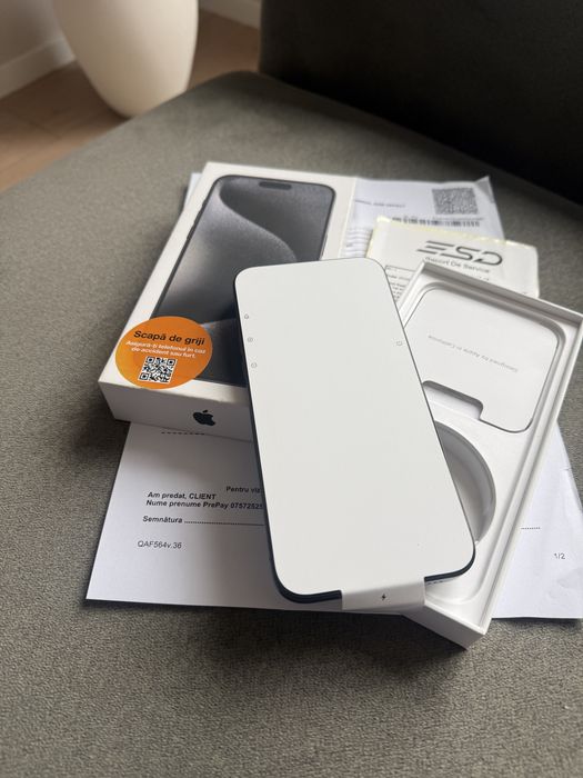 Iphone 15 Pro Max 256GB nou,Black Titanium, neactivat, garantie