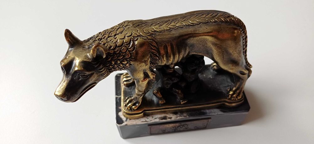 Scluptură bronz 'Romulus și Remus' C.O.N.i.