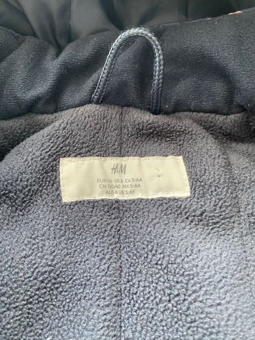 Детско зимно яке H&M, размер 116, 5-6г + подарък суичър