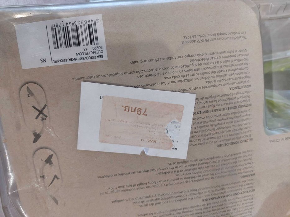 Плавници Aqualung Blue Met 40/41-40.00 и комплект очила и шнорхел20.00