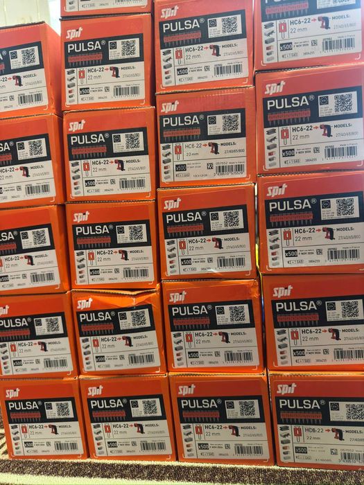 Стоманени пирони Spit Pulsa с газ в срок на годност