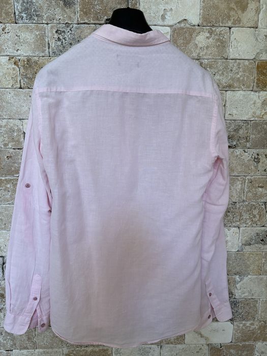 Мъжка  линена риза в размер L