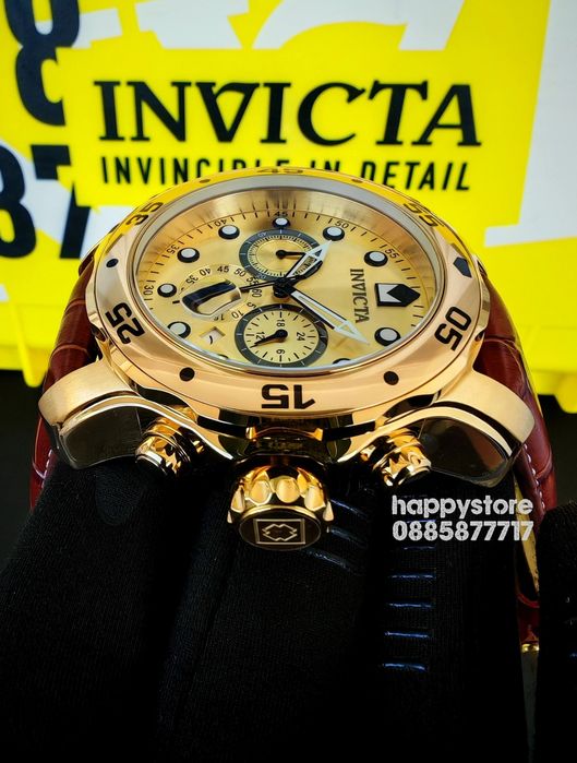 INVICTA Diver Regal Gold 48 mm, Инвикта нов ръчен часовник