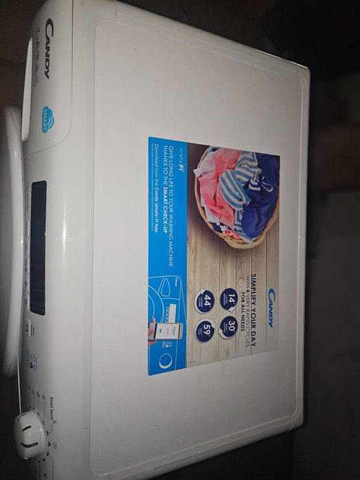 Пералня Candy Smart CS4 1072/1-S, SLIM, 7 кг, 1000 об/мин, Бял
