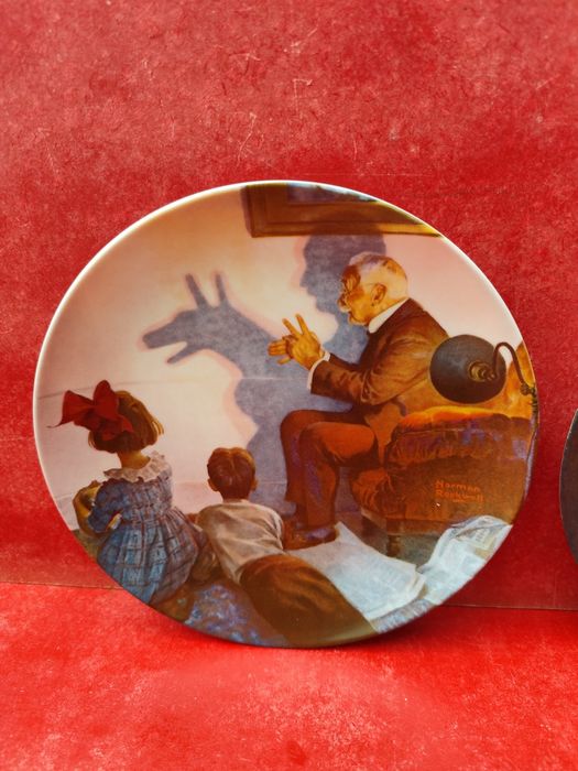 Pereche farfurii decorative