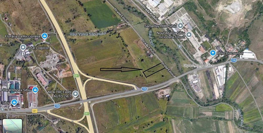 OCAZIE UNICA!!! Teren hale industriale Sibiu