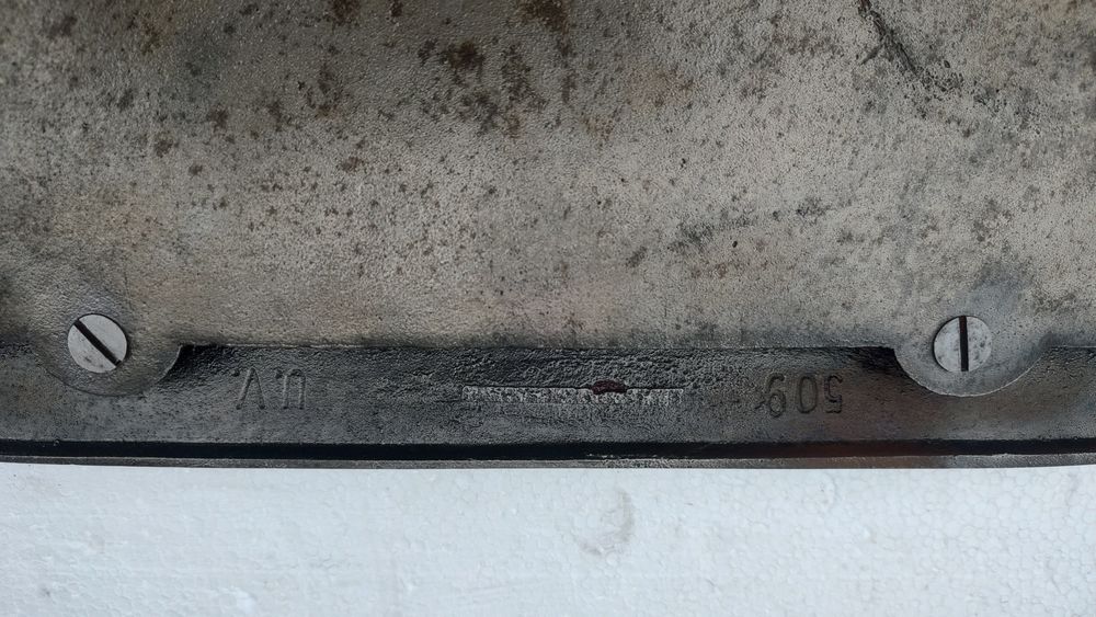 Tava cenusar fontă vintage