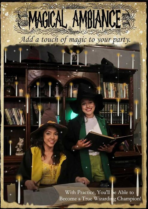 Плаващи свещи с пръчка, 12 бр. магически висящи свещи с 13 AAA батерии