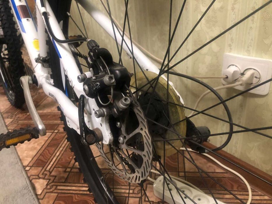 велосипед trinx с новой резиной