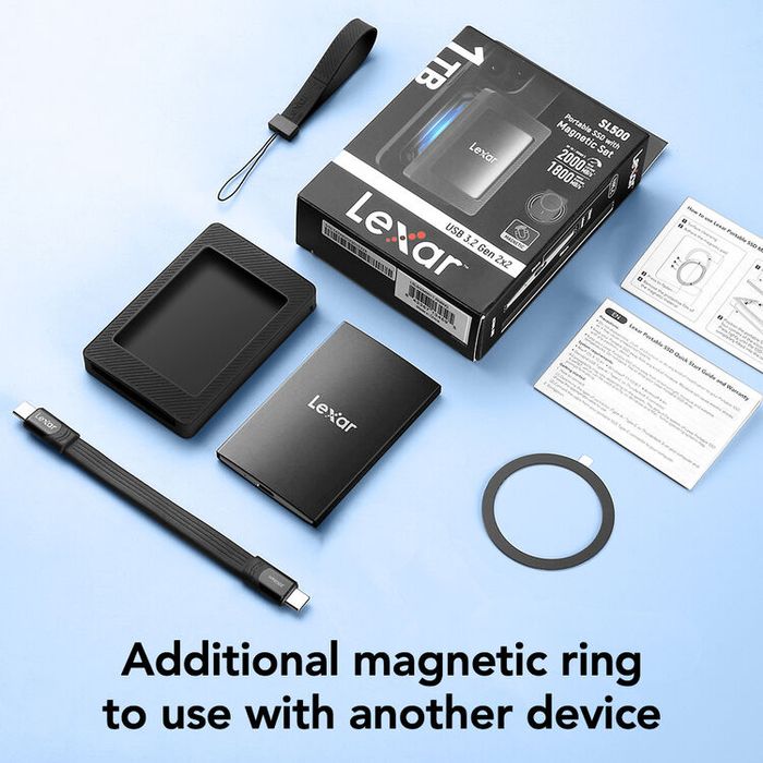 Lexar SL500 Magnetic SSD 2TB | 2000MB/s | MagSafe | USB-C |100% ORGNAL