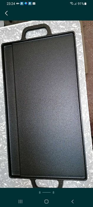 Grill din fontă cu două fețe 50 x 24  ,  Oferta 89 lei