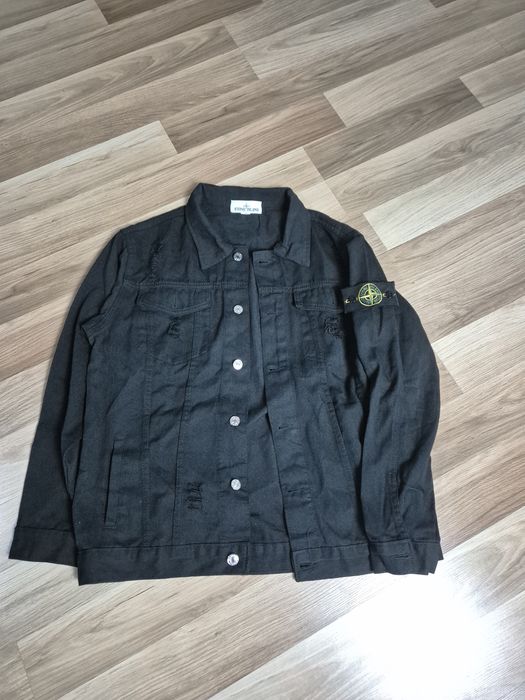 Cămașă Denim Stone Island – Mărimea s – Nouă