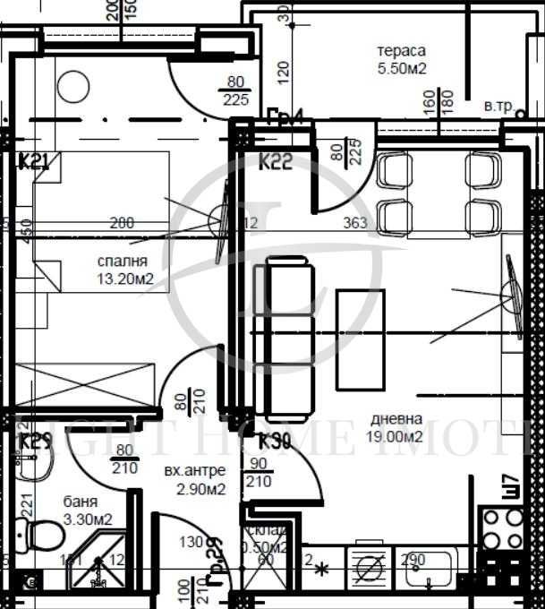 Продава се Двустаен апартамент в Пловдив, Остромила - 58 кв.м за 1430 €/кв.м - Снимка #9