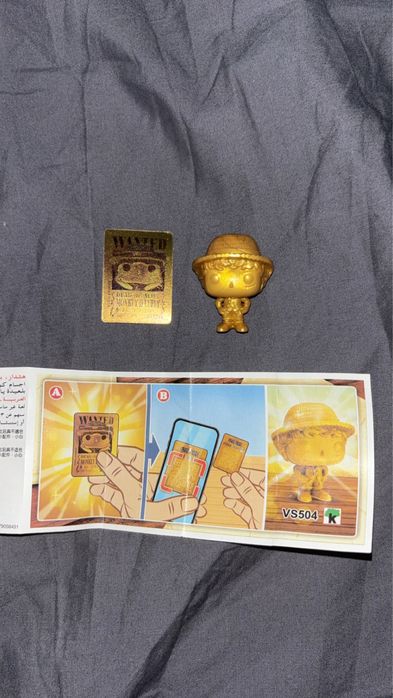 Figurina ultra-rară Golden Monkey D. Luffy