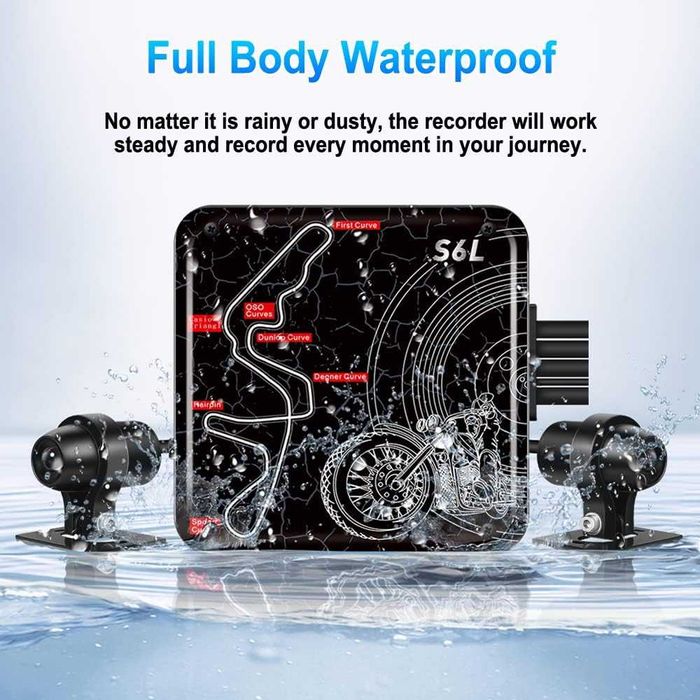 VSYSTO WiFi мотоциклетна камера за видеорегистратор