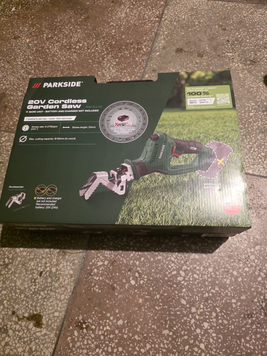 Vand Pistol Impact/Fierestrau crengi/Lanterna Parkside, Garantie, Nou