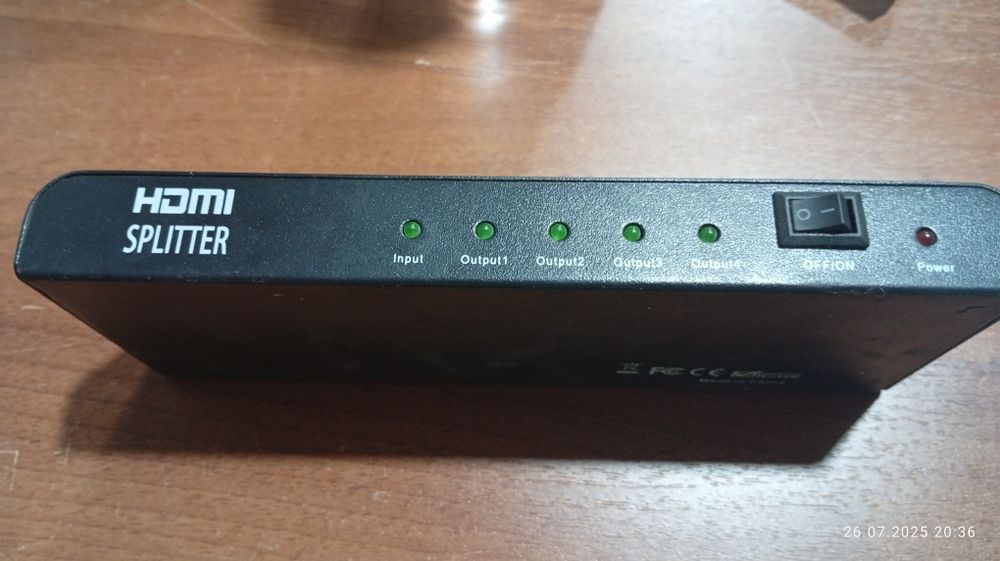 HDMI сплиттер 1*4, splitter