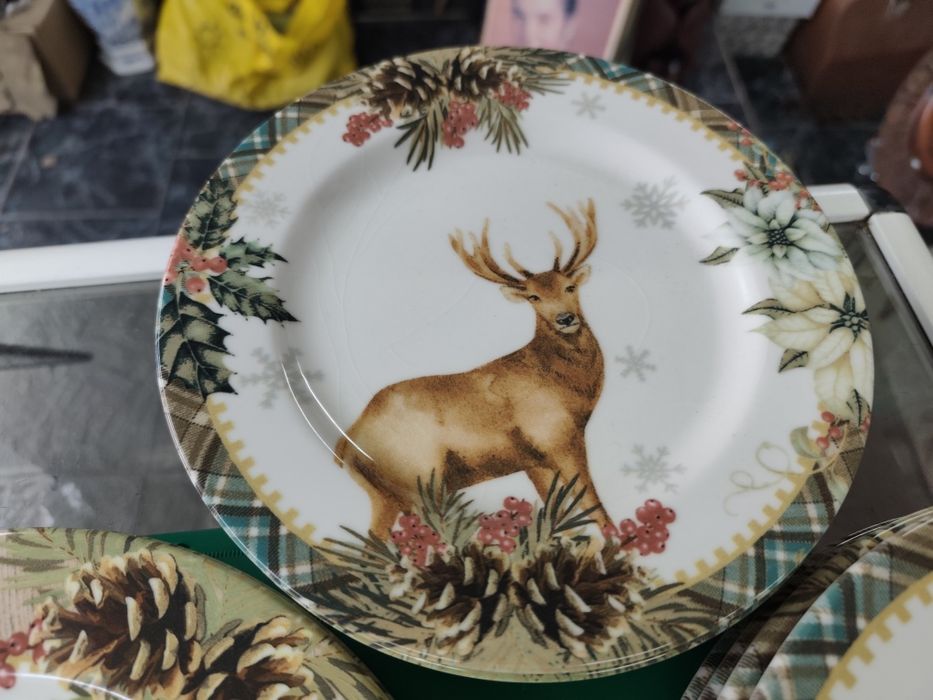 Нови коледни чинии с елени kosova