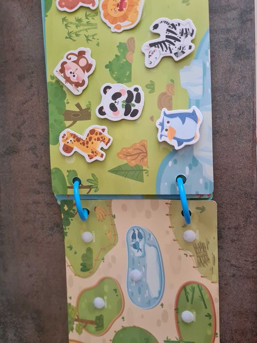 Set jucarii copii mici puzzle Usborne carte activitati si tractor