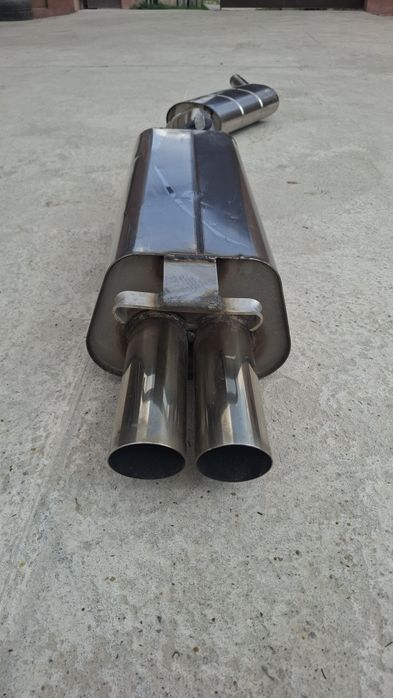 Глушитель трасса Audi S4c4 a6 s6 100 нержавейка