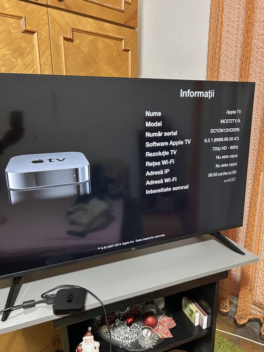 Vsnd apple tv 2 n stare buna cu teiecomanda
