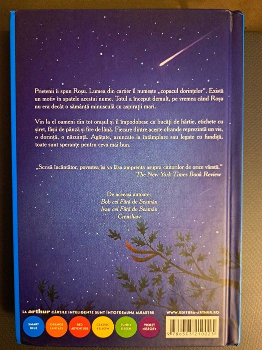 '' Copacul dorintelor'' de Katherine Applegate, stare ca noua