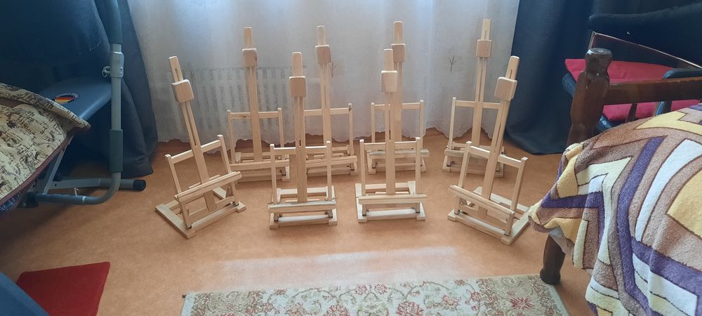 Мольберты для рисования. Настольные. Из массива сосны.