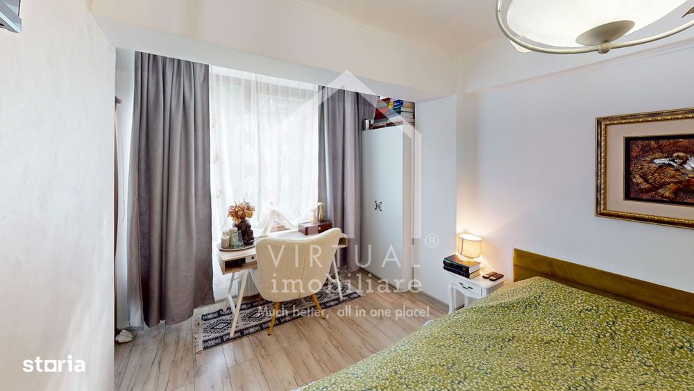 Apartament cu 3 camere, 79mp utili + balcon, etaj 1/8, lift, D. Stanca — fotografia 3