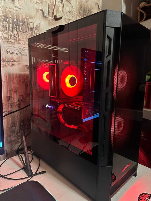 Геймърски компютър AMD RYZEN 5 7500F , 32GB RAM , RTX 5060 8 GB , 1 000GB SSD.