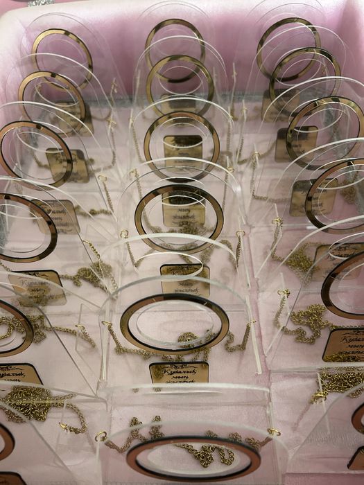 Бомбоньерки сумочки из стекла