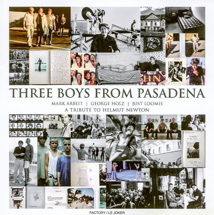 Carte tribut fotografic pt Helmut Newton Three Boys from Pasadena arta