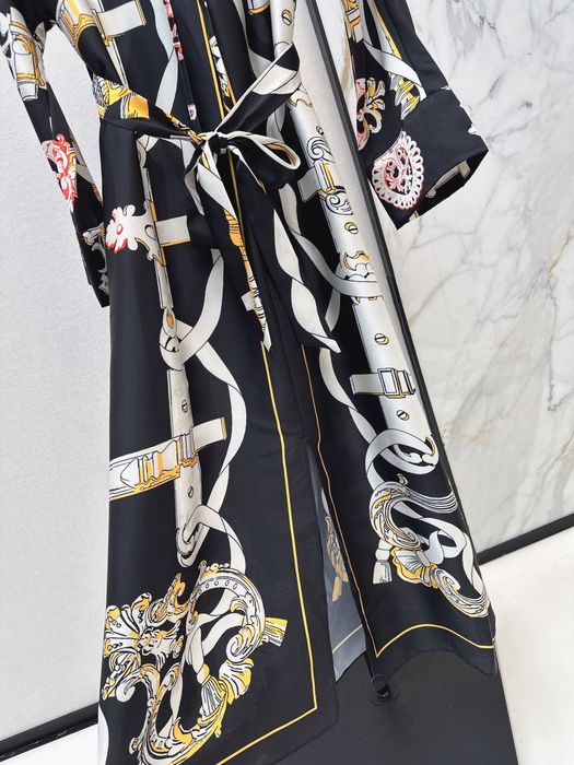 Платье Hermes шелк