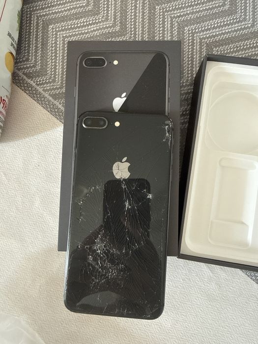 Айфон 8+ корпус разбит коропка имеется 64 гб