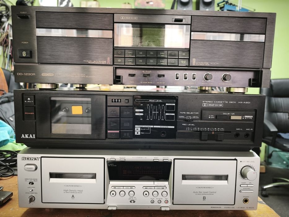 Deck Sony Pioneer  Sansui Akai Sherwood Technics