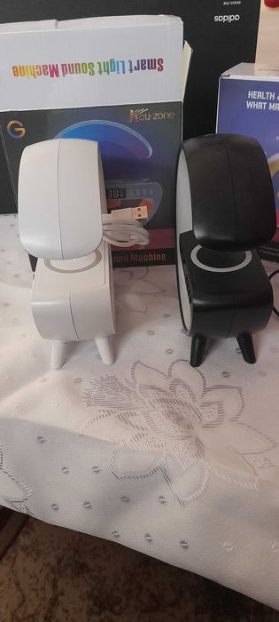 Smart LED Лампа Безжично Бързо Зареждане, Часовник